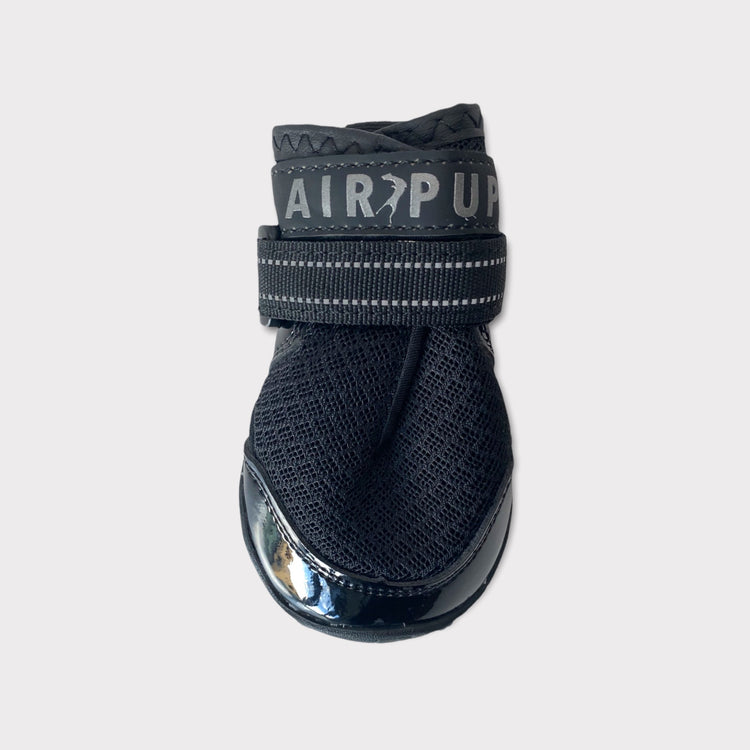 AIR PUP 1 REFLECTIVE BLACK DOG SHOES / BOOTS SET OF 4 Air Pup