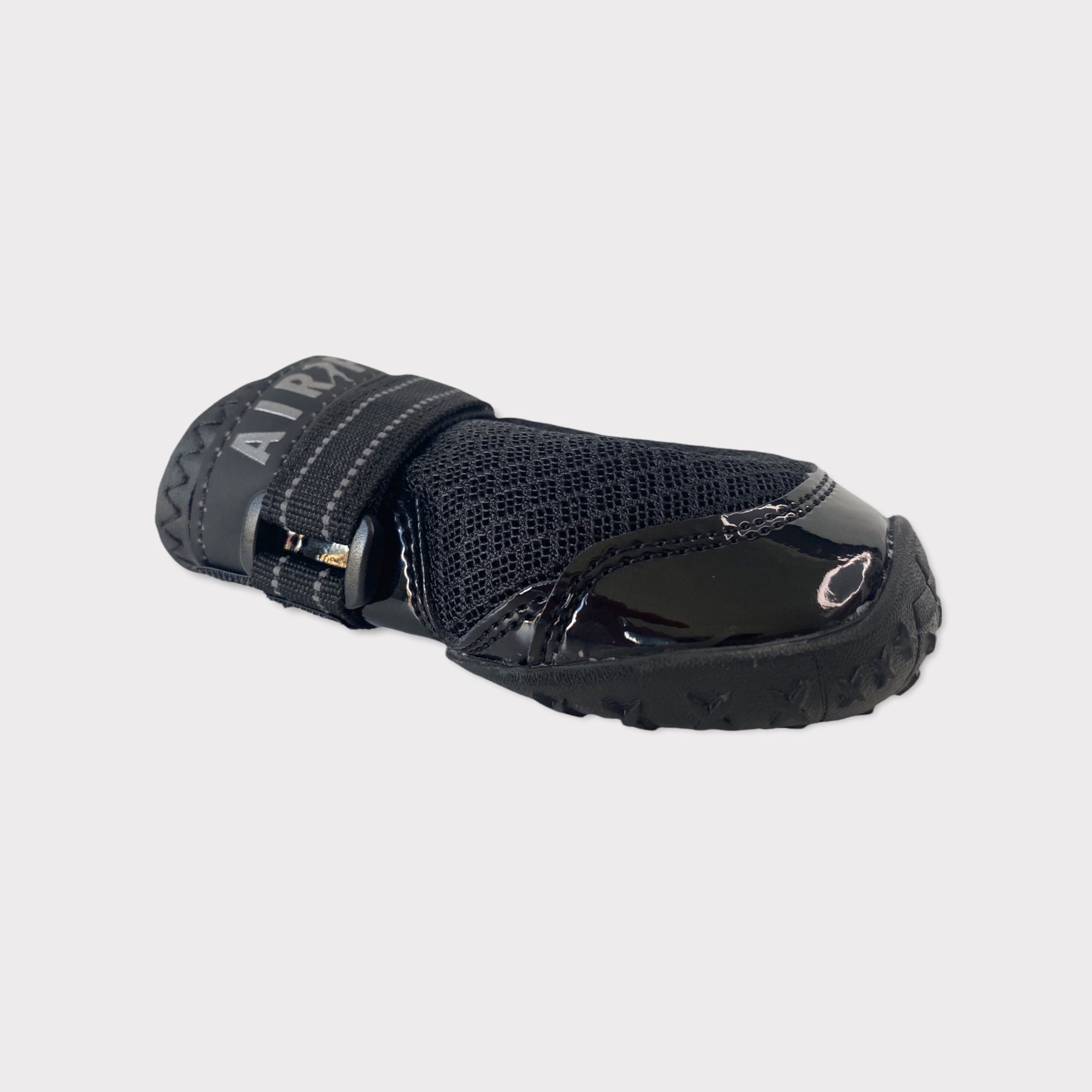 AIR PUP 1 REFLECTIVE BLACK DOG SHOES / BOOTS SET OF 4 Air Pup