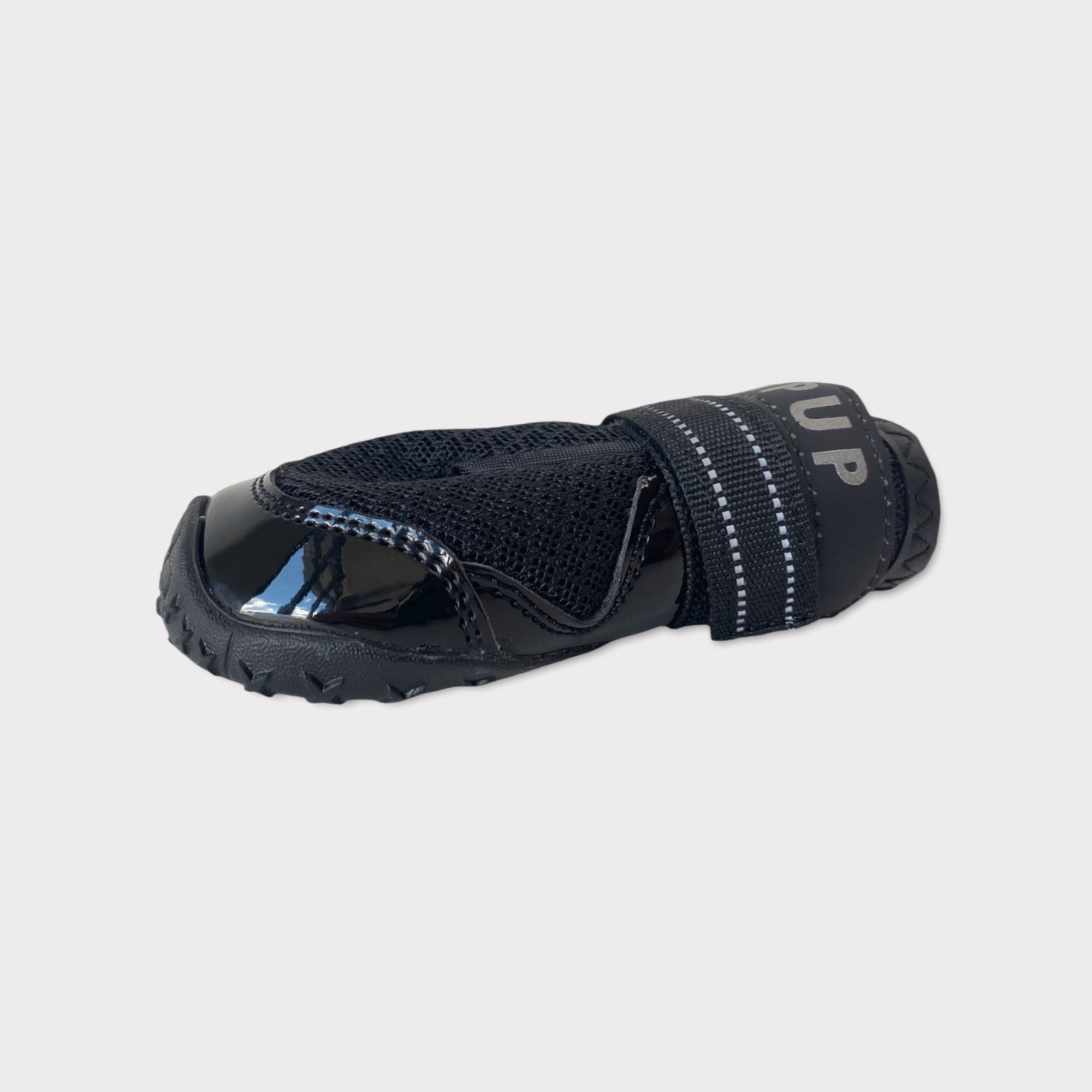 AIR PUP 1 REFLECTIVE BLACK DOG SHOES / BOOTS SET OF 4 Air Pup