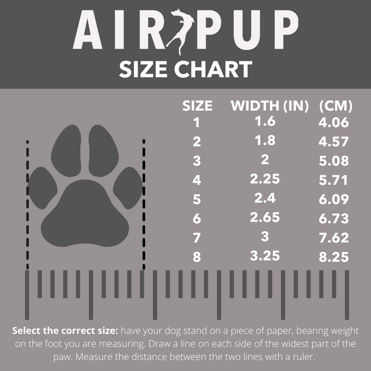 AIR PUP 1 REFLECTIVE BLACK DOG SHOES / BOOTS SET OF 4 Air Pup